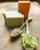AD by  Dart Valley Station soothing dog soap, lemon balm