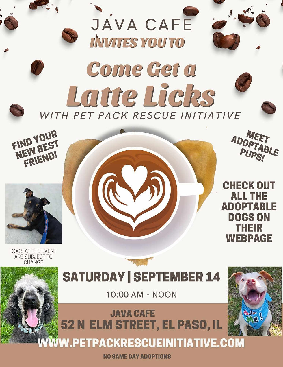 Come get a Latte Licks; Outreach @ Java Cafe
