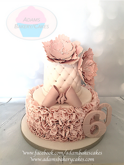 60th peony cake