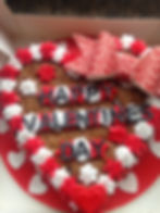 Happy valentines cookie