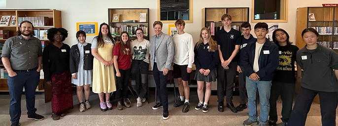 Saanich Youth Council 2025-2025 with May