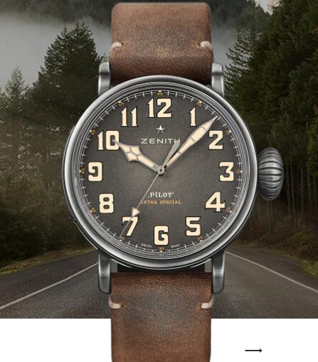 Zenith Pilot Replica Watch PILOT TYPE 20 TON UP 45mm 11.2430.679/21.C801 content media