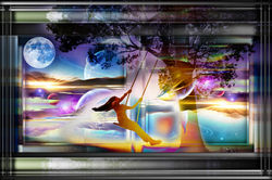 Swinging Under Saturn