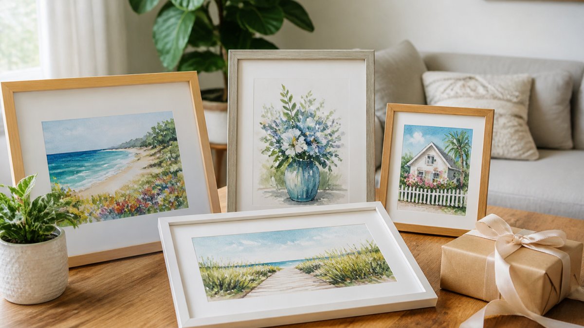 Best Watercolor Art for Housewarming Gifts