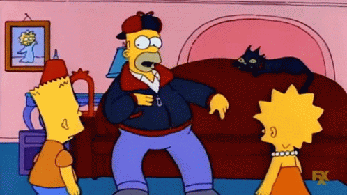 homer simpson rapping.gif