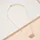 Thumbnail: Druzy Stone Charm Short Necklace