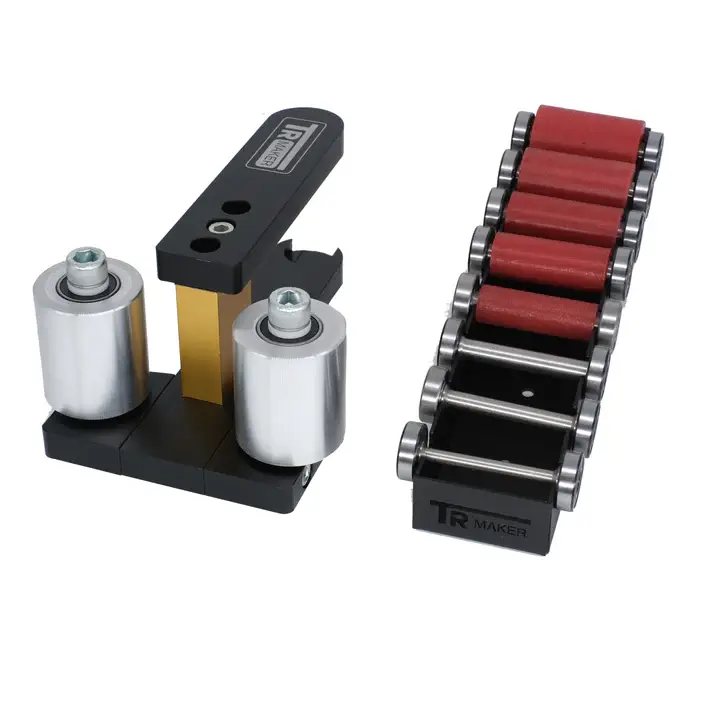 Thumbnail: TR Maker 8 Pc. RUBBER/STEEL Small Wheel Set + Large 2 Wheel Compression Holder