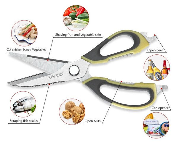 Thumbnail: XINZUO Multi-Purpose Come Apart Kitchen Shears