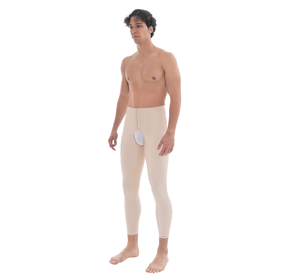 الصورة المصغرة: LP 350 Abdominal Post - Surgical Girdle Male Ankle Length