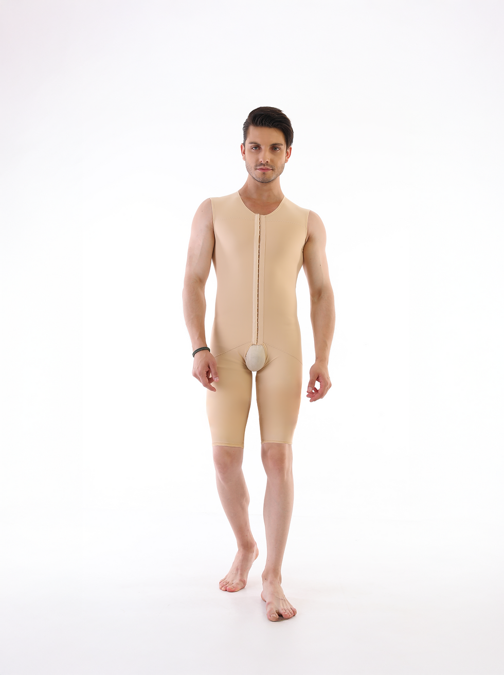 الصورة المصغرة: LP 331 Post - Surgical Compression Bodysuit Male Above The Knee
