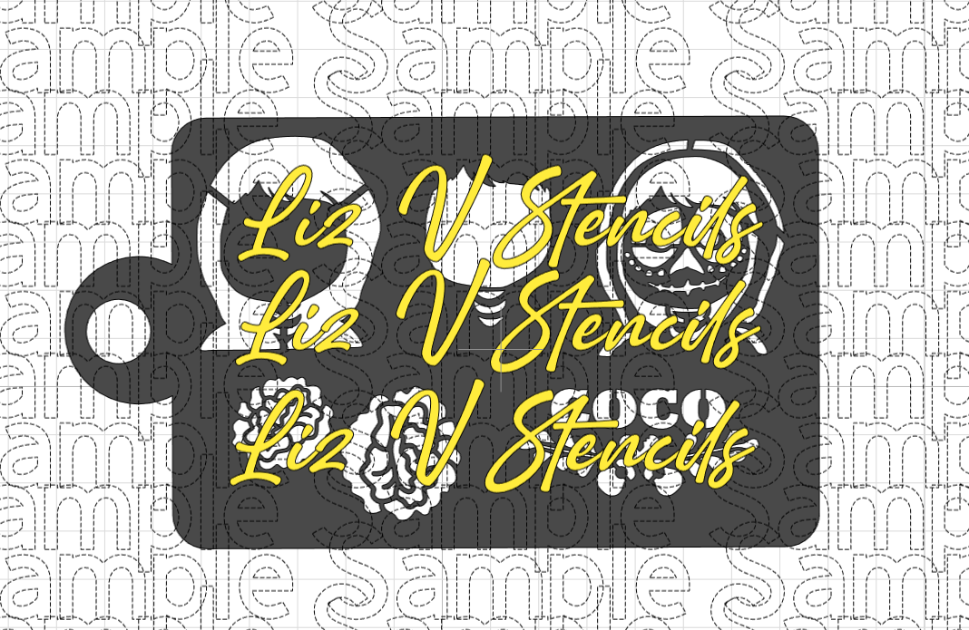 Co Co Boy Combo Stencil