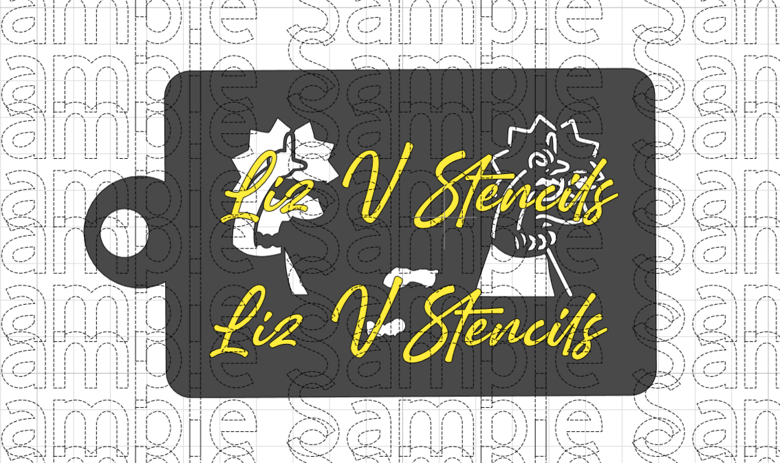 Lisa Simp Son Combo Stencil