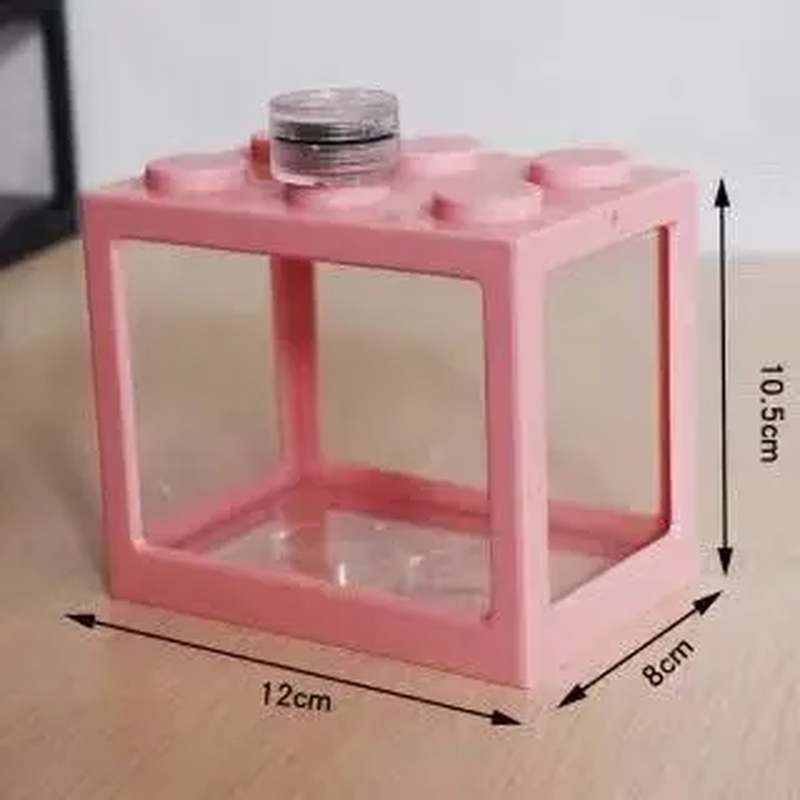 Thumbnail: Living Room Desktop Small Fish Tank Super White Plastic Fighting Fish Tank Minia