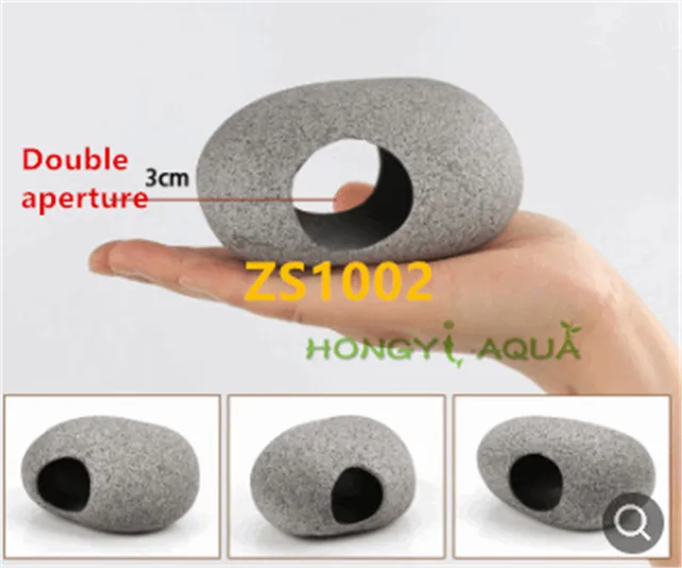 Thumbnail: Fish Tank Landscaping Clay Pot Shrimp Cixi Dodging Tank Breeding Fish Nest Shape