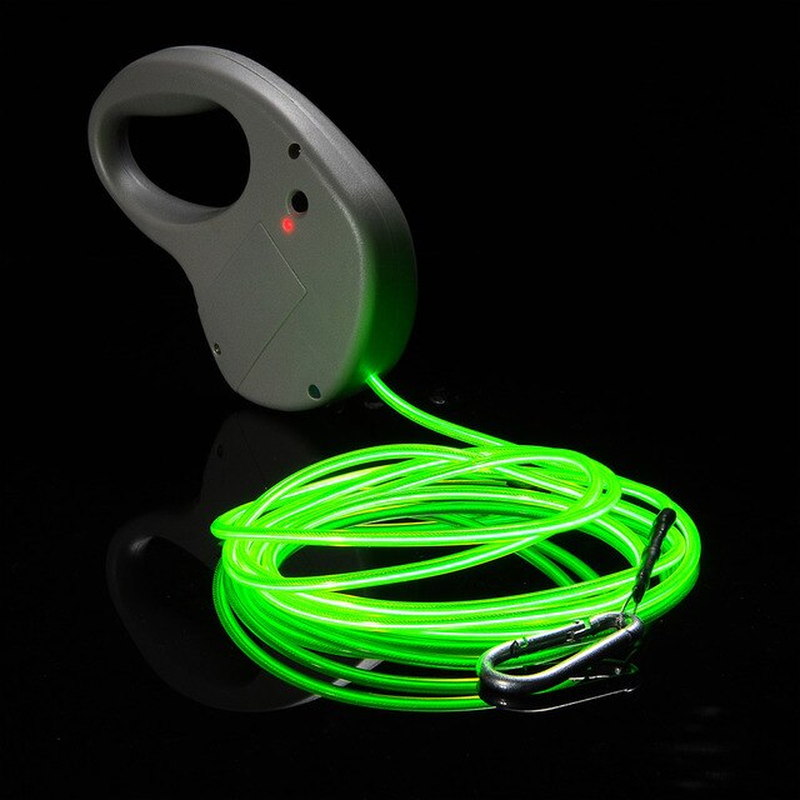 Thumbnail: LED Pet Dog Leash Rope Luminous Dog Strap Rope Tractionfor Dogs/Cats Running Wal