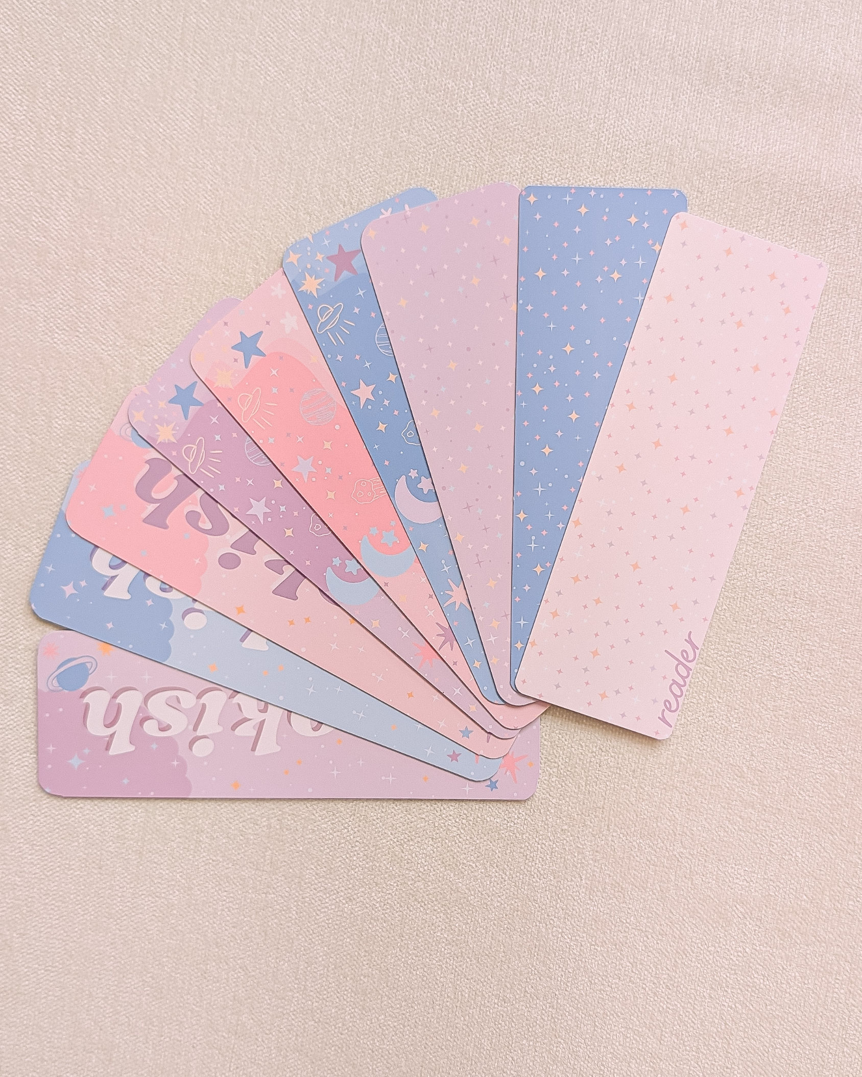 Space Girl Bookmarks