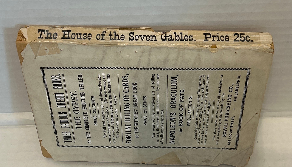 Thumbnail: The house of seven Gables by Nathaniel Hawthorne