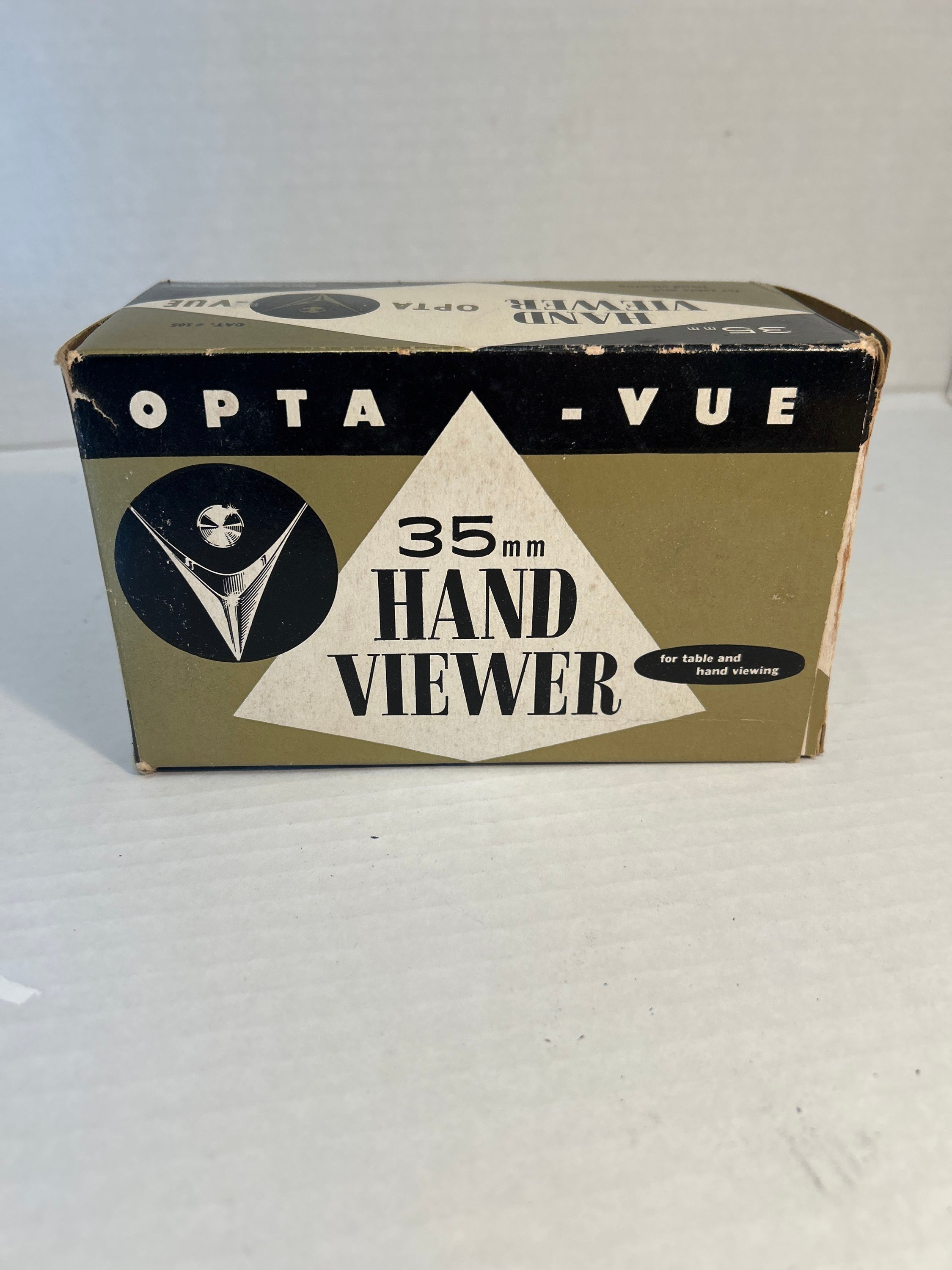 Vintage Optavue (Opta-Vue) 35mm hand viewer in original box