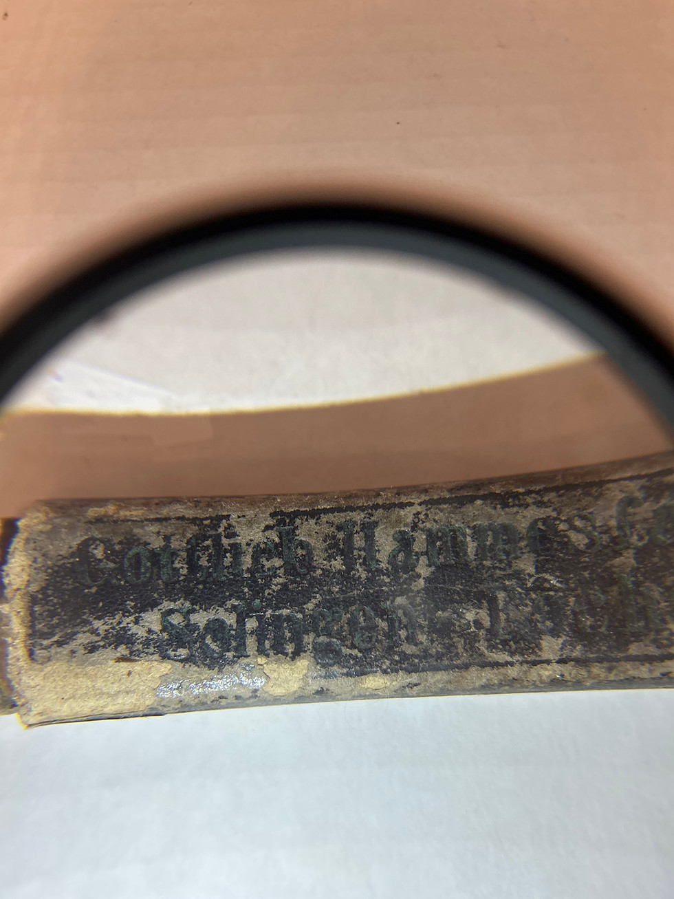 Thumbnail: Vintage Gottlieb Hammesfahr Straight Razor in original case