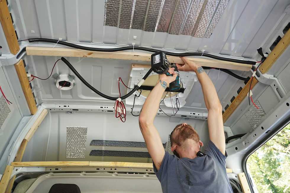 You can also use sturdy metal screws to drive battens into the support beams.