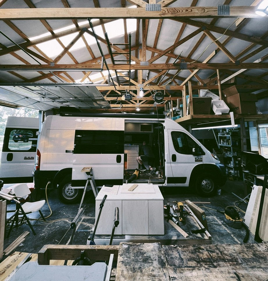 A campervan workshop