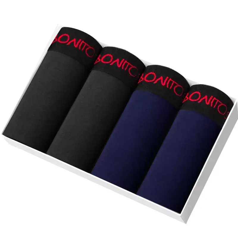 Thumbnail: Men's Panties Homme Boxershorts Underwear Cotton Male Couple Sexy Set