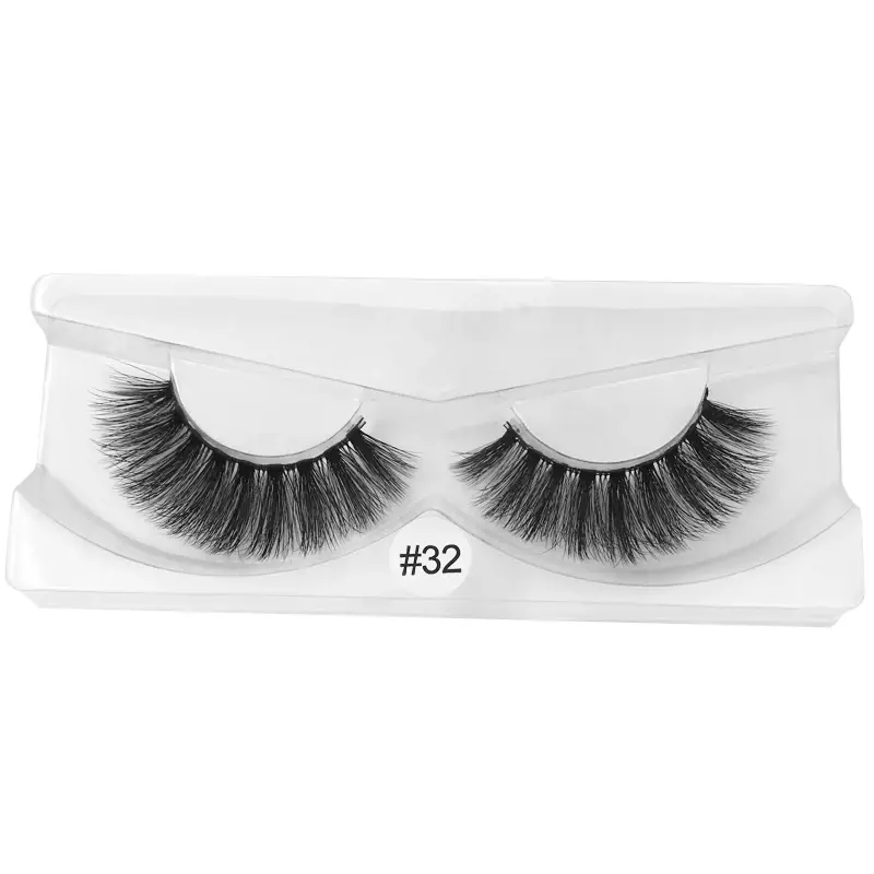 Thumbnail: SHIDISHANGPIN style #32 natural long 3D mink lashes