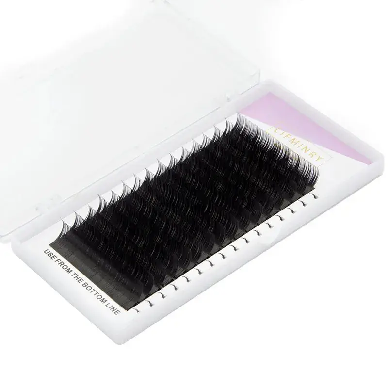 Thumbnail: Ermine Eyelashes - Professional Imitation (16 Lines Soft Extension)