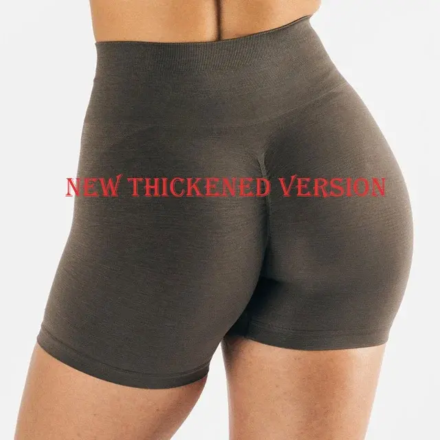 Thumbnail: High Waist Sport Shorts Seamless Workout  Scrunch Butt Fitness Shorts