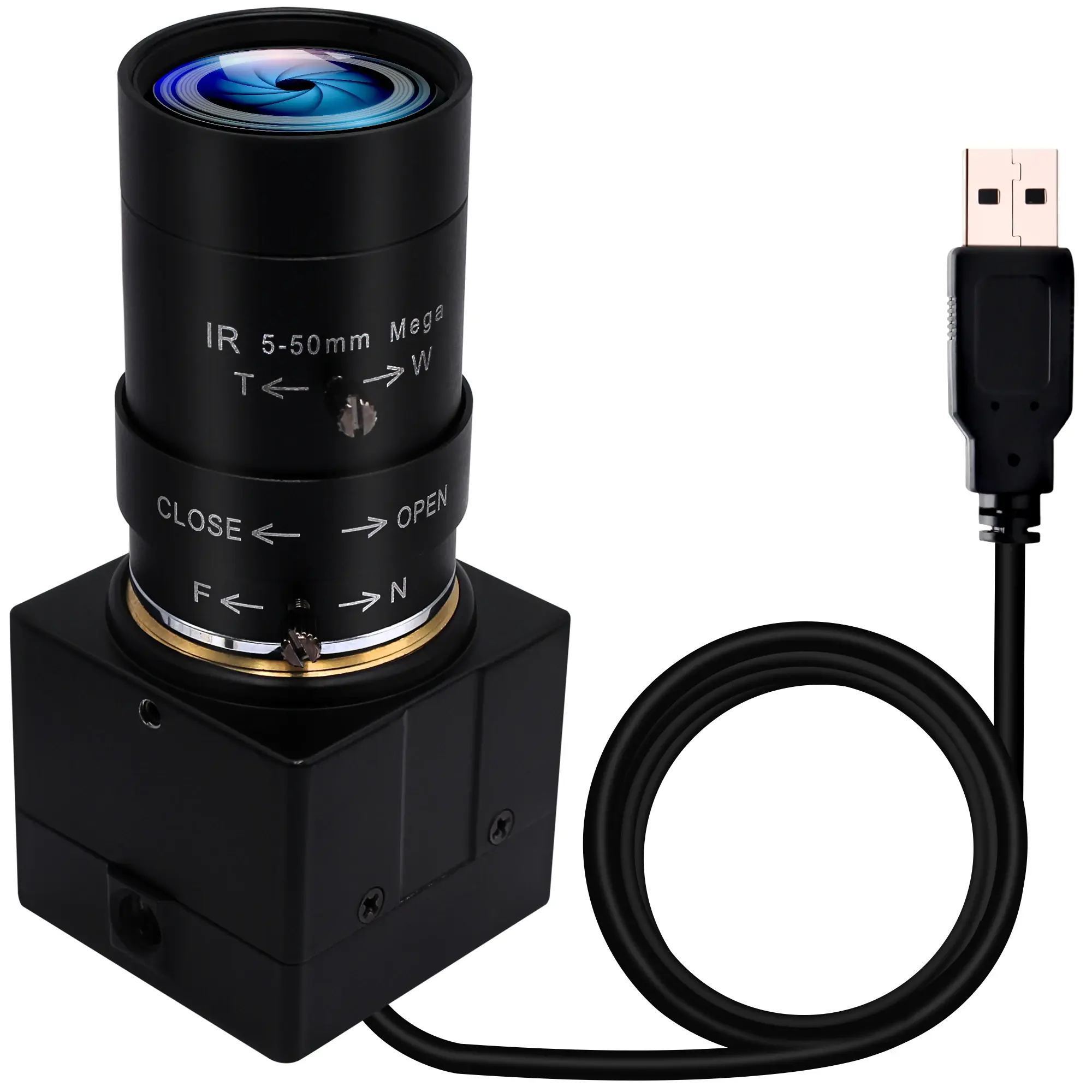 ELP 1280*720 HD USB Webcam 5-50mm Varifocal Lens OV9712