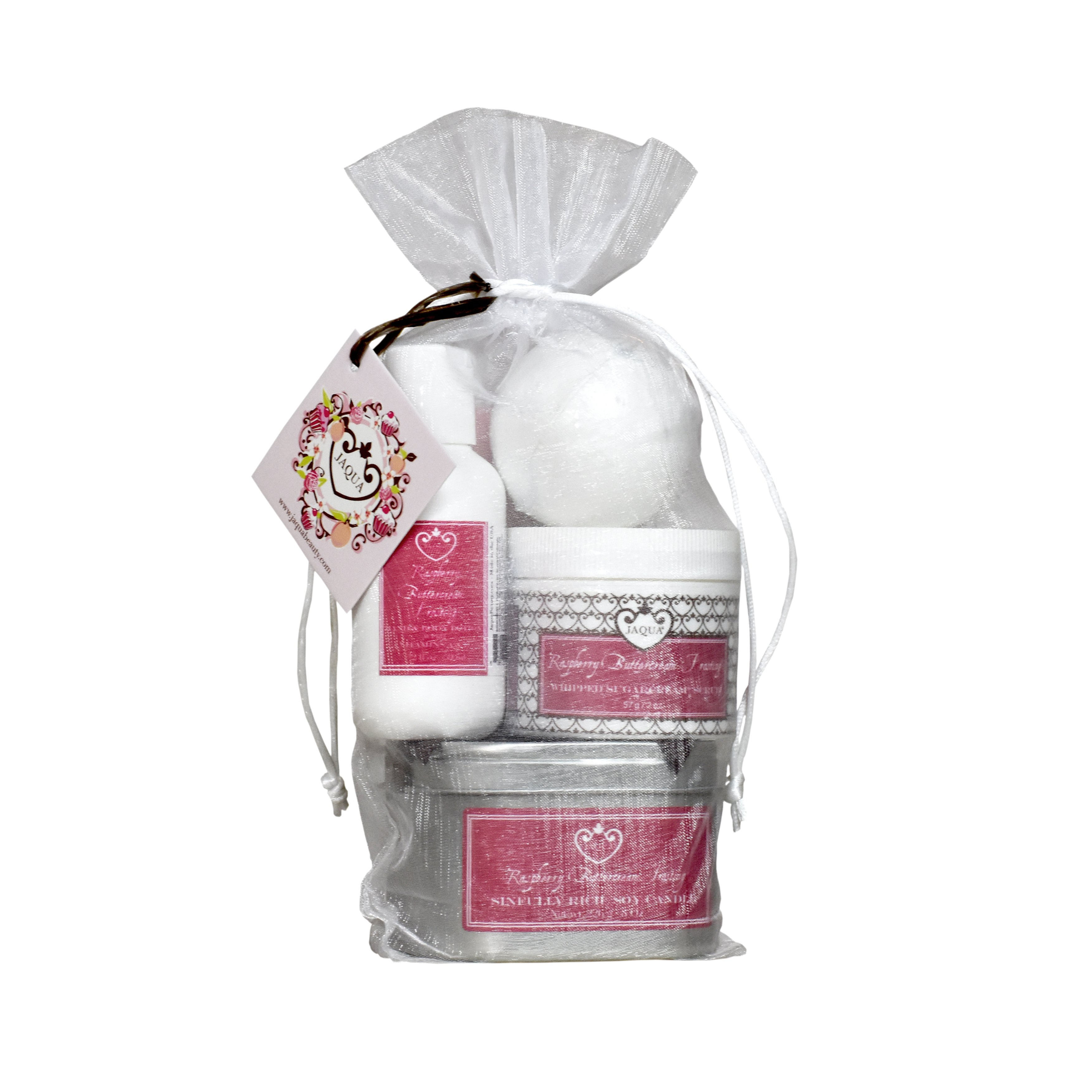 Raspberry Buttercream Frosting Bath Time Gift Set