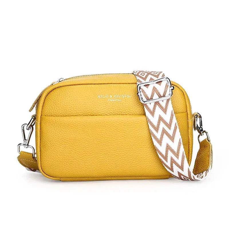 Thumbnail: Women’s Genuine Cow Leather Crossbody & Shoulder Tote Bag