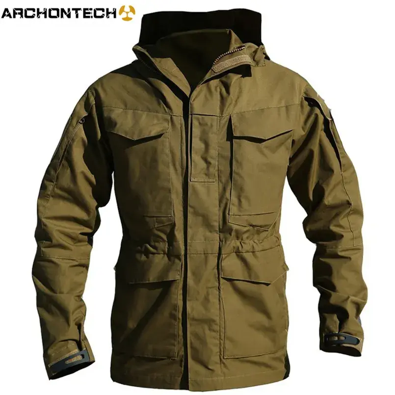 Mens Winter/Autumn Waterproof Flight Pilot Coat Hoodie Five Colors