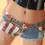 Thumbnail: Mid Waist Jeans Shorts USA Flag Printed Denim Skinny Short  S-Xxl