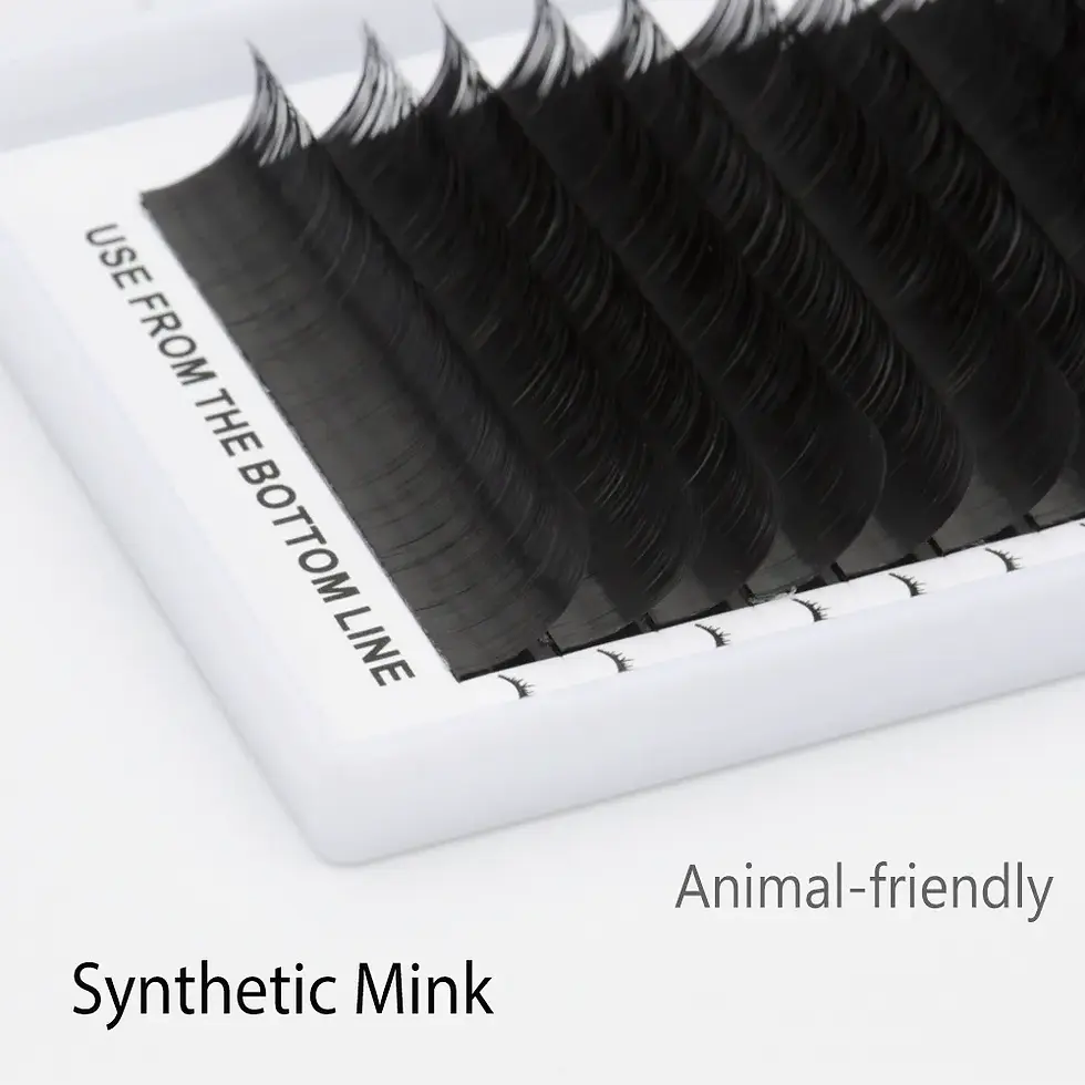 Thumbnail: Ermine Eyelashes - Professional Imitation (16 Lines Soft Extension)