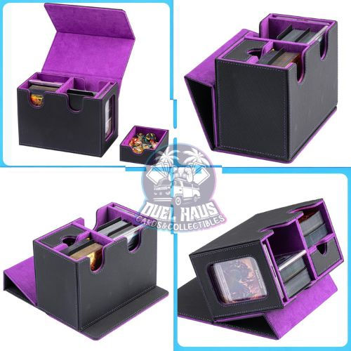 Thumbnail: Wellmiller Commander Deck Box 200+(Black&Purple)