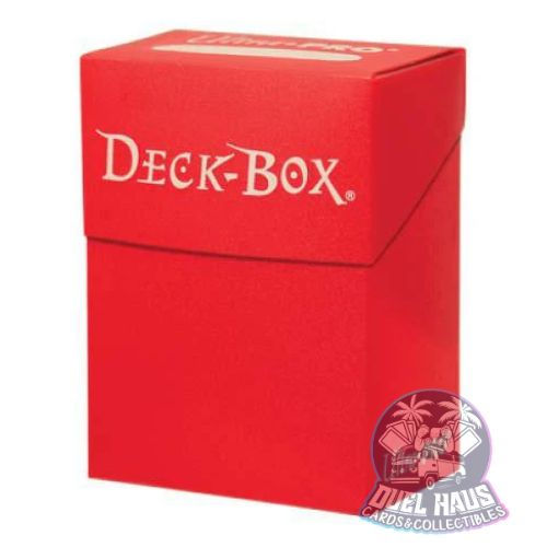 Ultra PRO Standard Deck Box, 80-Count (Red)