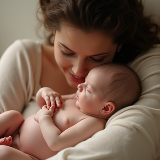 Geborgenheit nach der Geburt - Mama und Baby finden Ruhe & Verbindung