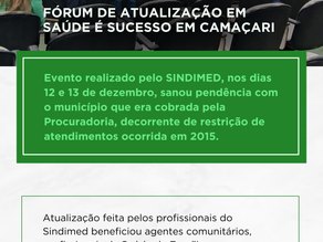 Fórum de atualização em Saúde é sucesso em Camaçari