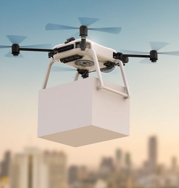 box delivery drone, an e-commerce solution technology