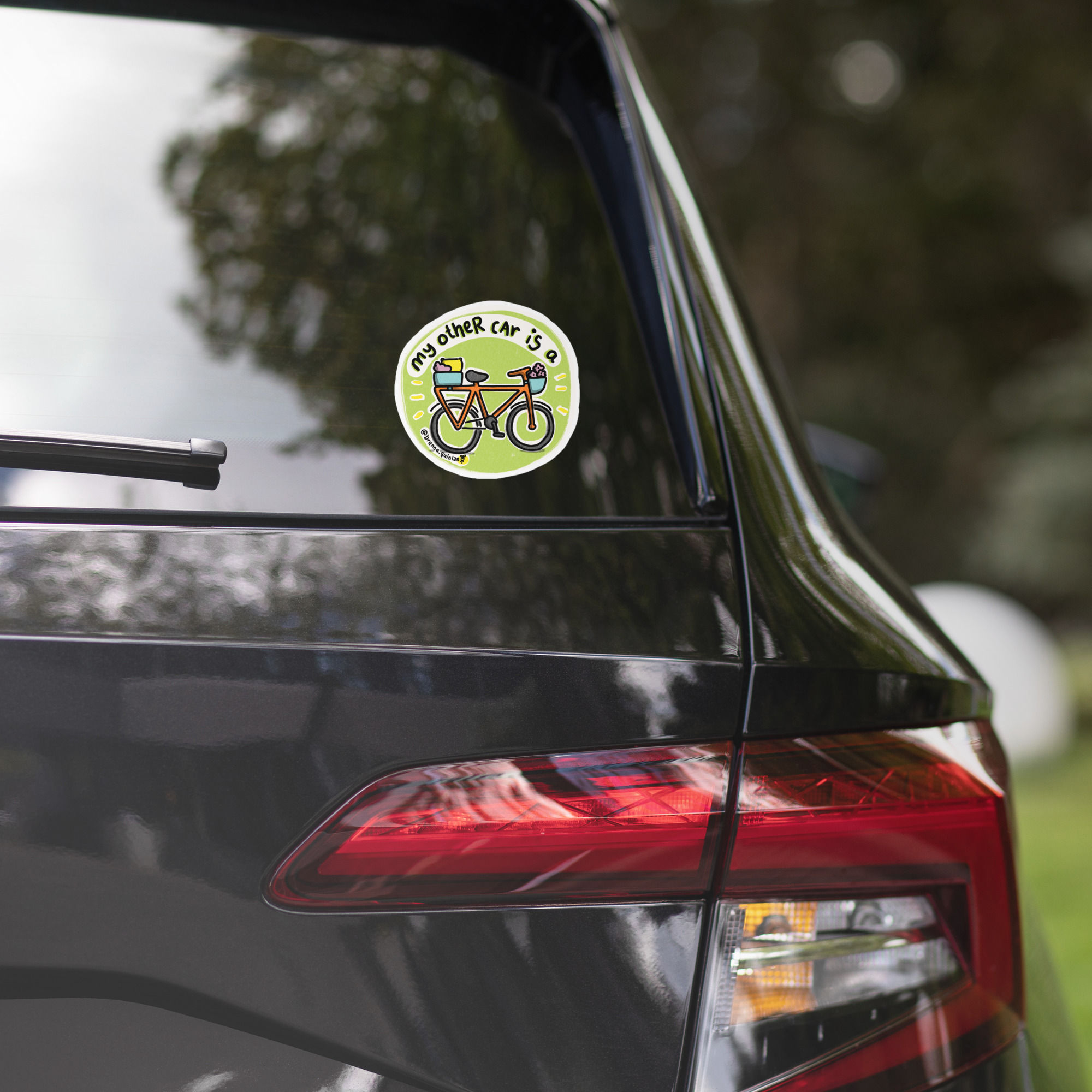 My Other Car Is A Bike Sticker