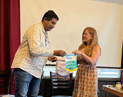 Apex Rotary Exchanges Flag