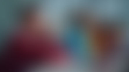 Students sitting at a table learning