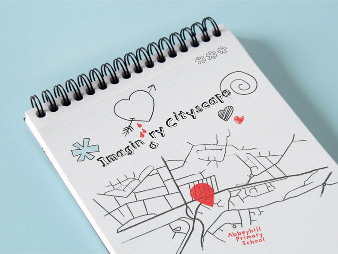 Imaginary Cityscape Sketch