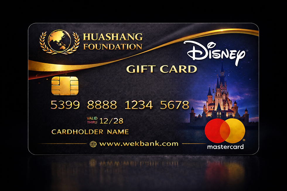 迪士尼联名礼品卡