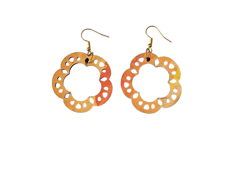 Thumbnail: Light Small Stylish Circle Earrings