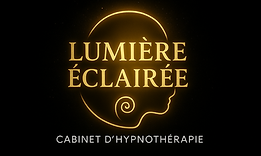 le logo du cabinet d'hypnothérapie LUMIÈRE ÉCLAIRÉE crée par Alexis TROCHU à Chartres Eure-et-Loir 28