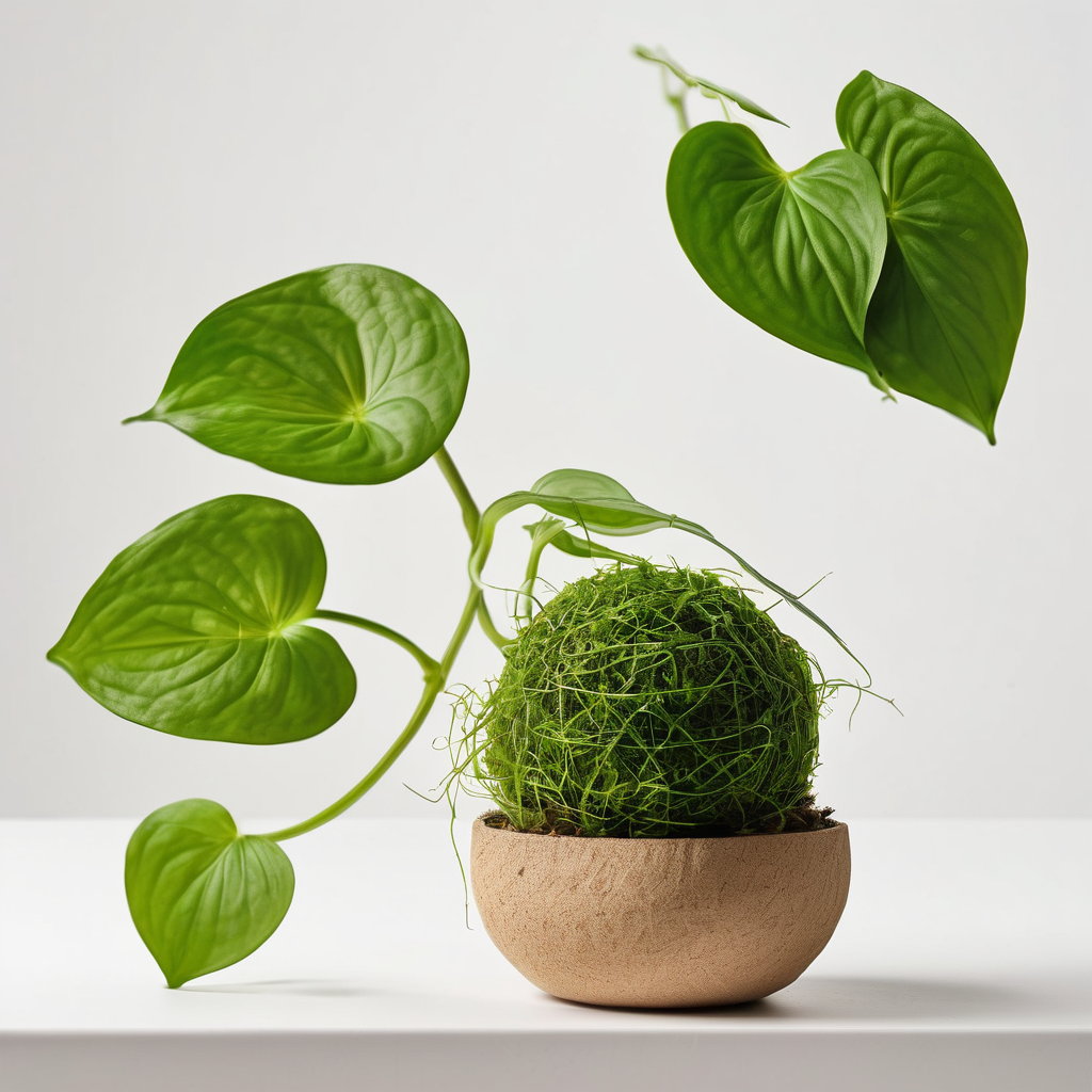 Pothos Kokedama Ball