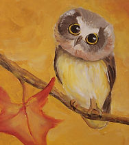 Little Hoot by San Diego Artist Helen Hawes
