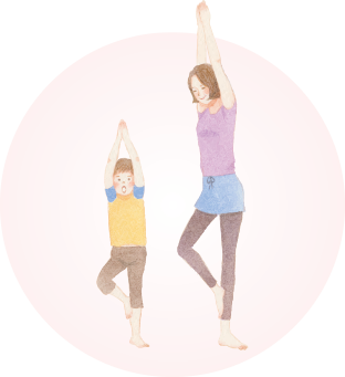 親子でヨーガ